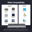 UGREEN 6 in 1 Docking Station for Laptop Dual Monitor, Dual 4K@60Hz Single 8K@30Hz, 85W Fast Charging, 2 USB A&USB C Data Ports 5Gbps, USB C Dock Compatible with MacBook Air/Pro, HP, ASUS, XPS13/15 🍁 All In One Marketplace Canada