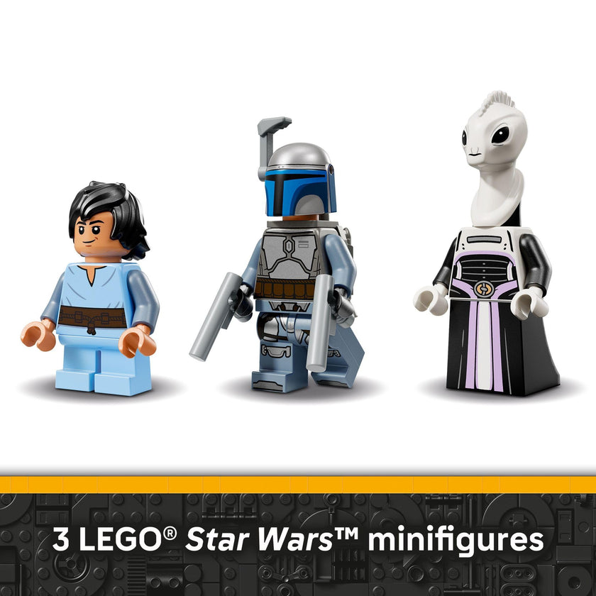 LEGO Star Wars: Attack of The Clones Jango Fett's Starship Building Toy - Pretend Play Set for Boys & Girls, Ages 9+ - Collectible Model Kit & Kids Room Decor - Gift for Birthdays - 75433 🍁 All In One Marketplace Canada