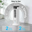 Portable Air Conditioner,1000ML Tower Fan with Remote,4-IN-1 Evaporative Air Cooler with 3 Wind Speeds&Turbo Mode,2 Mist,10H Timer,90° Oscillation Portable AC for Home,Office 🍁 All In One Marketplace Canada