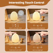 Night Lights for Kids, MediAcous Baby Night Light with 7 Colors Changing & Dimming Function, Rechargeable Kids Night Light with 1 Hour Timer & Touch Control, Up to 100H, Wood Grain 🍁 All In One Marketplace Canada
