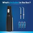 Waterpik Cordless Express Water Flosser, Battery Operated & Portable for Travel & Home, CDA Validated, Waterproof for Shower Use, Black WF-02, Packaging May Vary 🍁 All In One Marketplace Canada