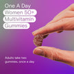 One A Day Women 50 Plus Multivitamin Gummies- Advanced Multivitamin Gummy with Brain Function & Immunity Support, Formulated with Vitamins & Minerals for Women 50+, 130 Gummies 🍁 All In One Marketplace Canada