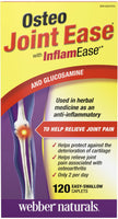 Webber Naturals Osteo Joint Ease with InflamEase and Glucosamine, Helps Ease Joint Pain Associated with Osteoarthritis, 120 Caplets 🍁 All In One Marketplace Canada