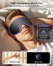WAOAW Sleep Mask for Men Women: Blackout Eye Masks for Sleep - 3D Breathable Soft Comfortable Eye Mask for Travel - Adjustable Light Blocking Night Masks for Sleeping 🍁 All In One Marketplace Canada