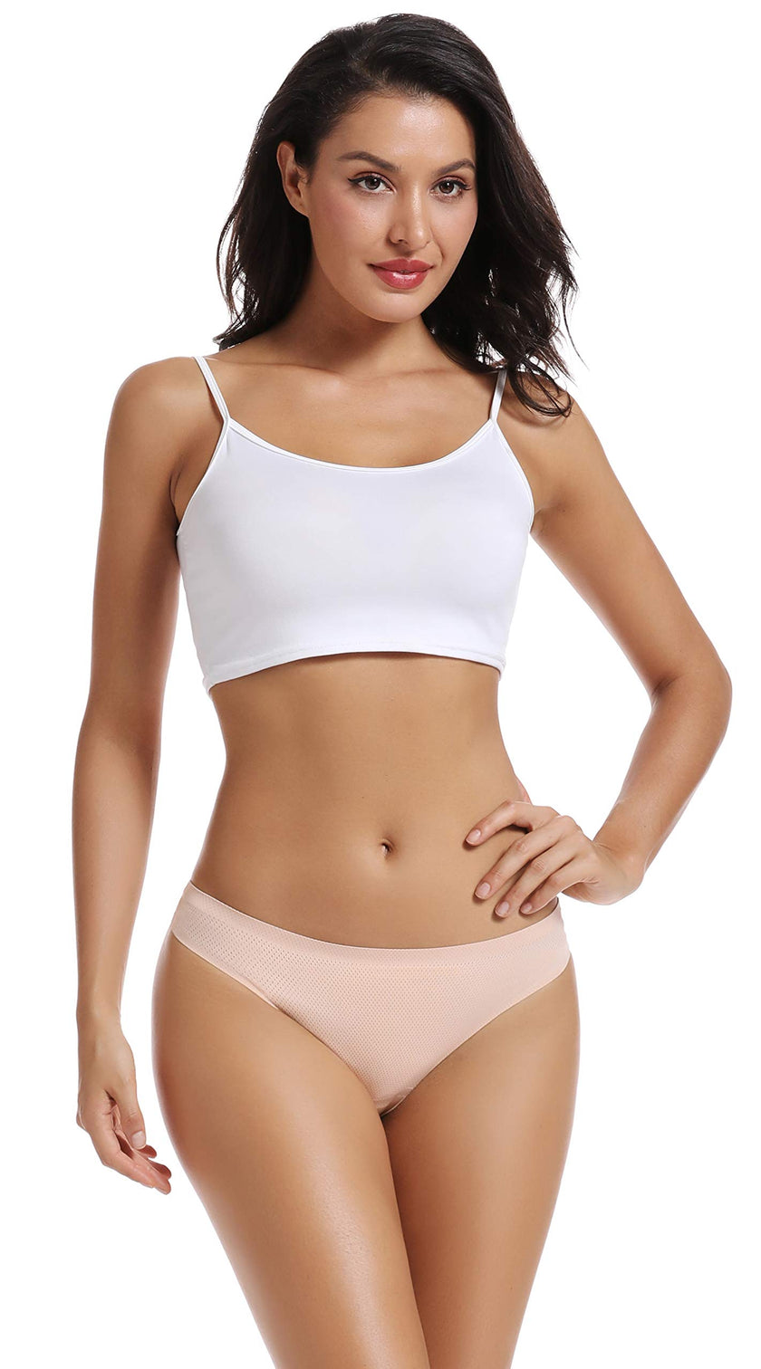 VOENXE Seamless Women Underwear Thongs,No Show Ladies Panties,Breathable Active Sports Thong,Invisible Workout Undies 5 Pack 🍁 All In One Marketplace Canada