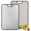 Cutting Board,Titanium Cutting Board, Kitchen Essentials, Cutting Boards for Kitchen, Double Sided Food Grade, Planche a Decouper, Chopping Board and Wheat Straw PP, Easy to Clean Large Size 16”×11” 🍁 All In One Marketplace Canada