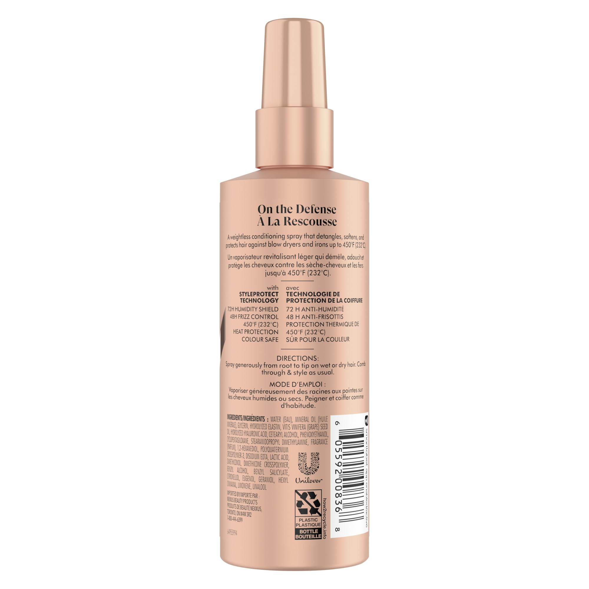 Nexxus Prep & Protect Heat Defense Spray 72H Humidity Shield, 177mL 🍁 All In One Marketplace Canada