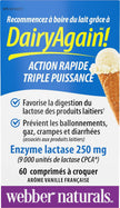 Webber Naturals Dairy Again Lactase Enzyme Chews, 60 Chewable Tablets 🍁 All In One Marketplace Canada