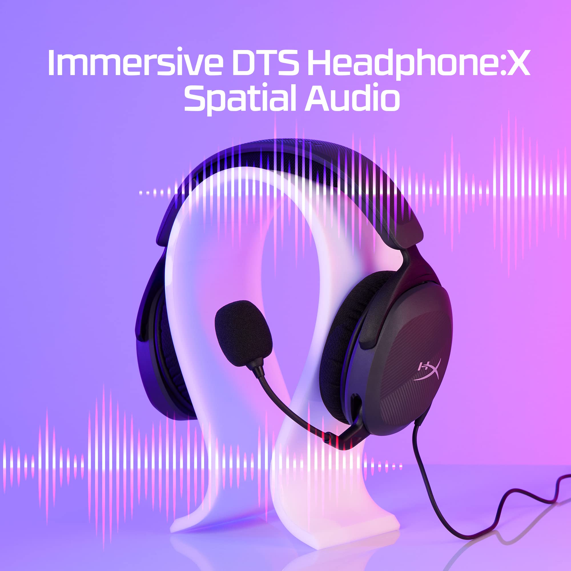 HyperX Cloud Stinger 2 Core – PC Gaming Headset, Lightweight Over-Ear Headset with mic, Swivel-to-Mute mic Function, DTS Headphone:X Spatial Audio, 40mm Drivers,Black 🍁 All In One Marketplace Canada