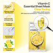 MEDIHEAL Vitamin C Essential Face Mask - Brightening & Hydrating Facial Mask for Blemish & Uneven Skin Tone, Clear Toning with Niacinamide, Vegan, Korean Skincare for Women (10 Sheets) 🍁 All In One Marketplace Canada