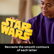 LEGO Star Wars Brick-Built Star Wars Logo - Building Blocks for Adults 18+ - Star Wars Gift Idea for Birthdays - Collectible DIY Model Kit - Home Decor Idea for Fans of The Movie Series - 75407 🍁 All In One Marketplace Canada