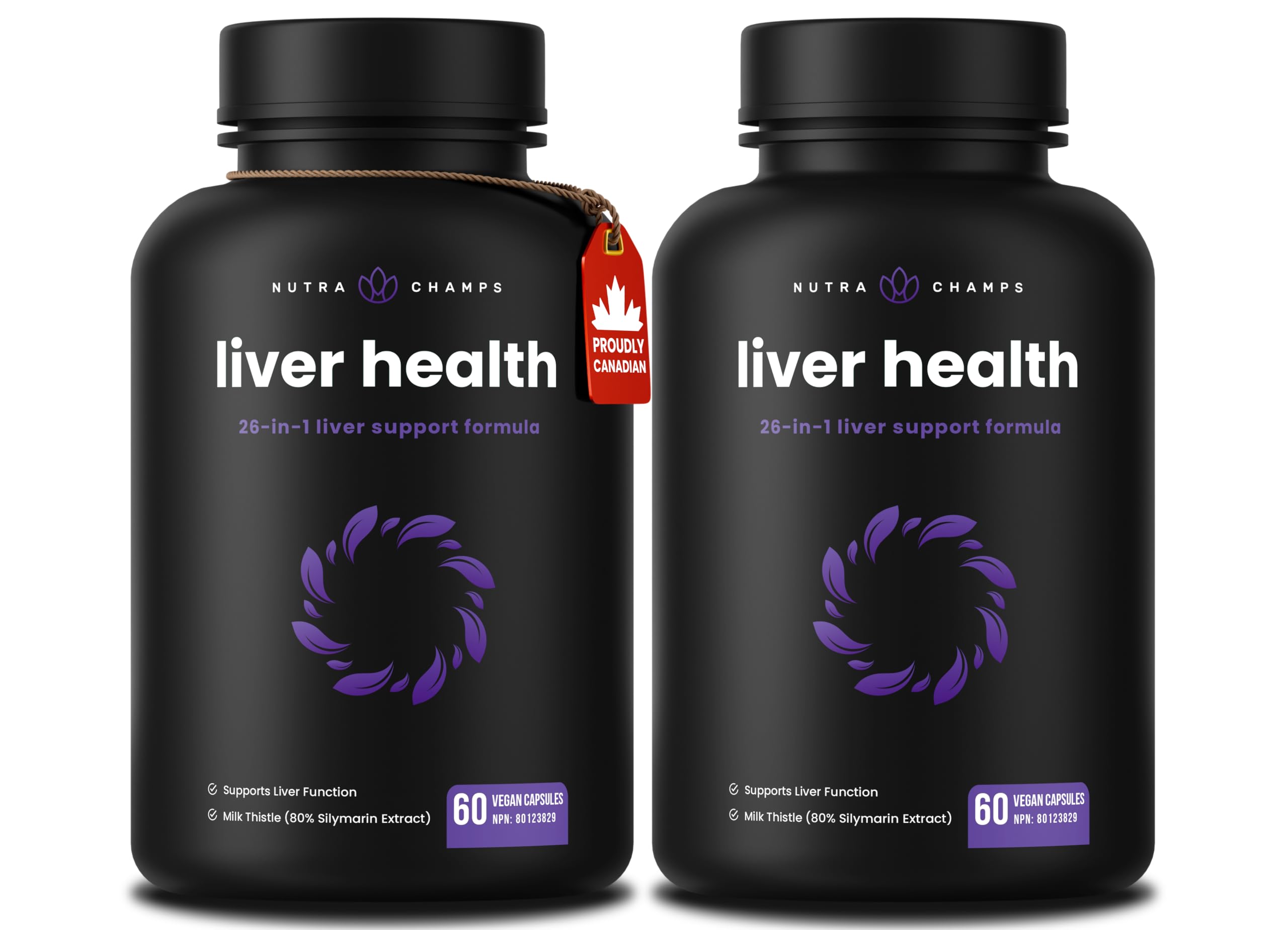 Liver Cleanse Detox & Repair Formula – 25+ Herbal Ingredients for Liver Health – Milk Thistle (80% Silymarin), Artichoke, Dandelion Root & More – Liver Support Supplement – 120 Capsules 🍁 All In One Marketplace Canada