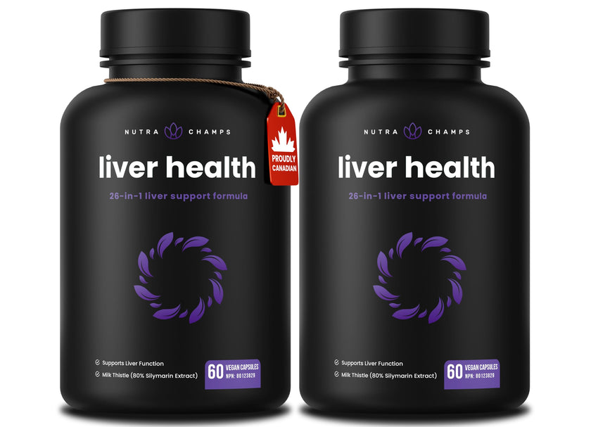 Liver Cleanse Detox & Repair Formula – 25+ Herbal Ingredients for Liver Health – Milk Thistle (80% Silymarin), Artichoke, Dandelion Root & More – Liver Support Supplement – 120 Capsules 🍁 All In One Marketplace Canada
