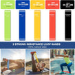 Sensyne Resistance Bands Set 16PCS Exercise Band for Working Out Up to 150 lbs, for Indoor and Outdoor Sports, Fitness, Suspension, Speed Strength, Baseball Softball Training, Home Gym, Yoga 🍁 All In One Marketplace Canada