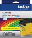 LC406XLYS Brother INKvestment Yellow Ink Cartridge