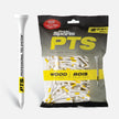 Pride Professional Tee System PT2417575 175 Count, Yellow on White, ProLength Plus Tee (3-1/4