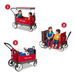 Radio Flyer Wagon for Kids, Baby Stroller, Outside Toys for Toddlers 1-3, Rolling Cart, Beach Cart with Wheels, Convertible Stroller Wagon for Kids Ages 1+ Years, Red 🍁 All In One Marketplace Canada