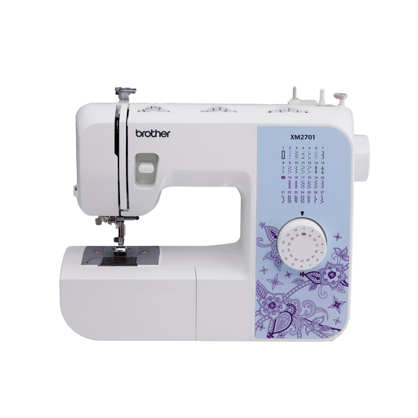 Brother XM2701 Lightweight, Full-Featured Sewing Machine with 27 Stitches, 1-Step Auto-Size Buttonholer, 6 Sewing Feet, and Instructional DVD 🍁 All In One Marketplace Canada