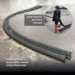 Quick Dam QD610-1 Water-Activated Flood Barrier-1 Pack, Black 🍁 All In One Marketplace Canada