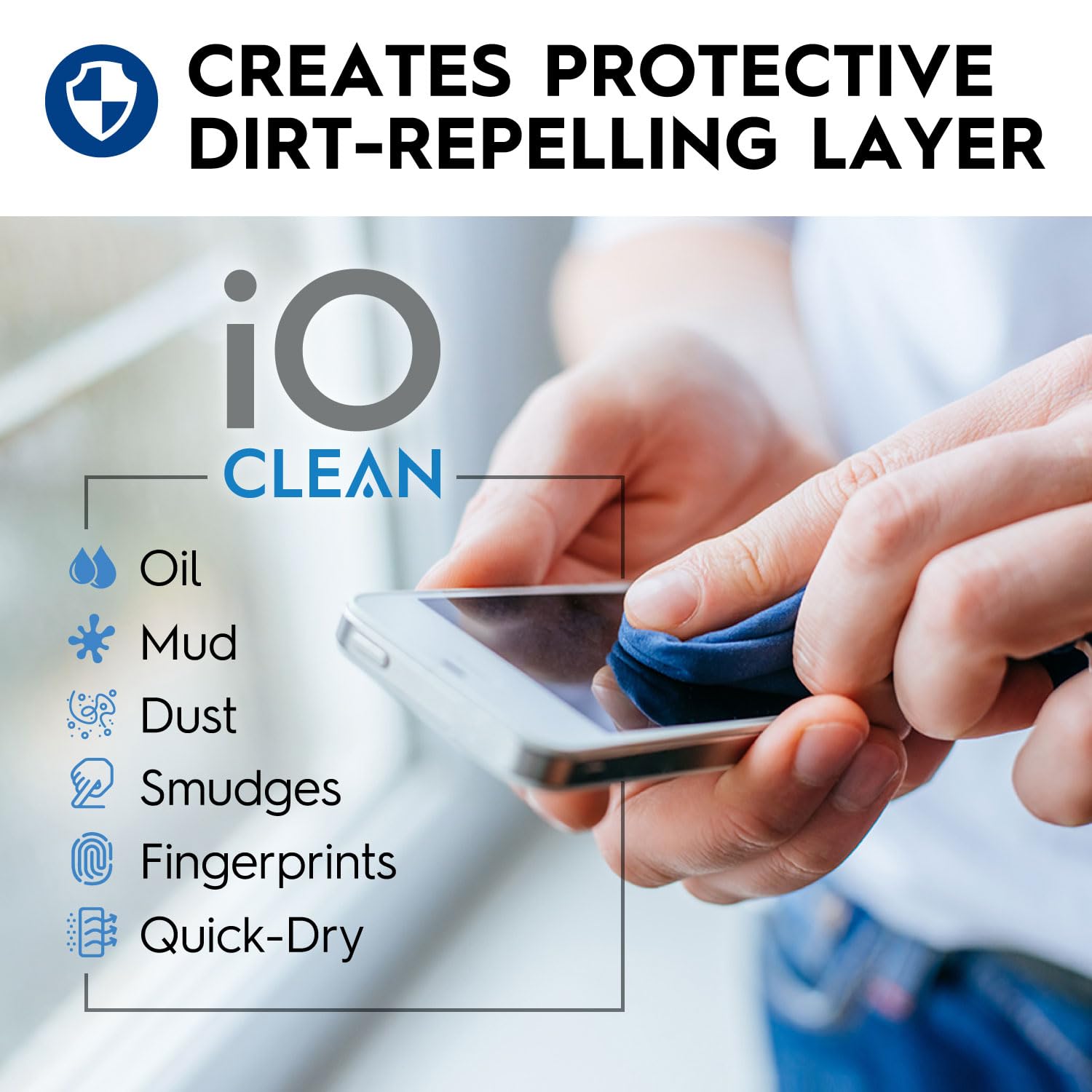 Screen Cleaner Spray (16oz) – Best Large Cleaning Kit for LCD LED OLED TV, Smartphone, iPad, Laptop, Touchscreen, Computer Monitor, Other Electronic Devices – Microfiber Cloth Wipes and 2 Nozzles 🍁 All In One Marketplace Canada