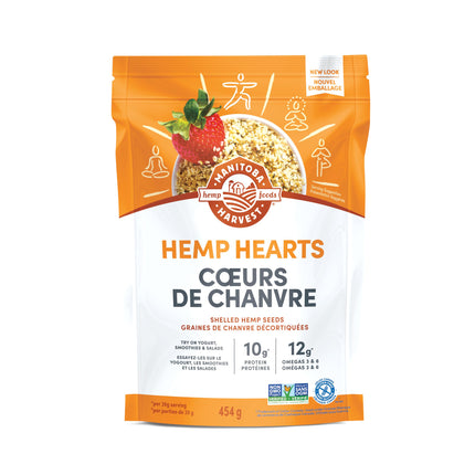 Manitoba Harvest Hemp Hearts Shelled Hemp Seeds, 454g; 10g Plant-Based Protein & 12g Omegas per Serving, Whole 30 Approved, Vegan, Keto, Paleo, Non-GMO, Gluten Free 🍁 All In One Marketplace Canada