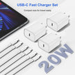 USB C Charger for iPhone 17 16 15,10FT USB C Cable and USB C Fast Charger Blcok for iPhone 17 16 Pro Max/17Air/17E/16E/16 Plus, iPhone 17 16 Fast Charging Cable iPad Pro 12.9/11 in,iPad -White 🍁 All In One Marketplace Canada