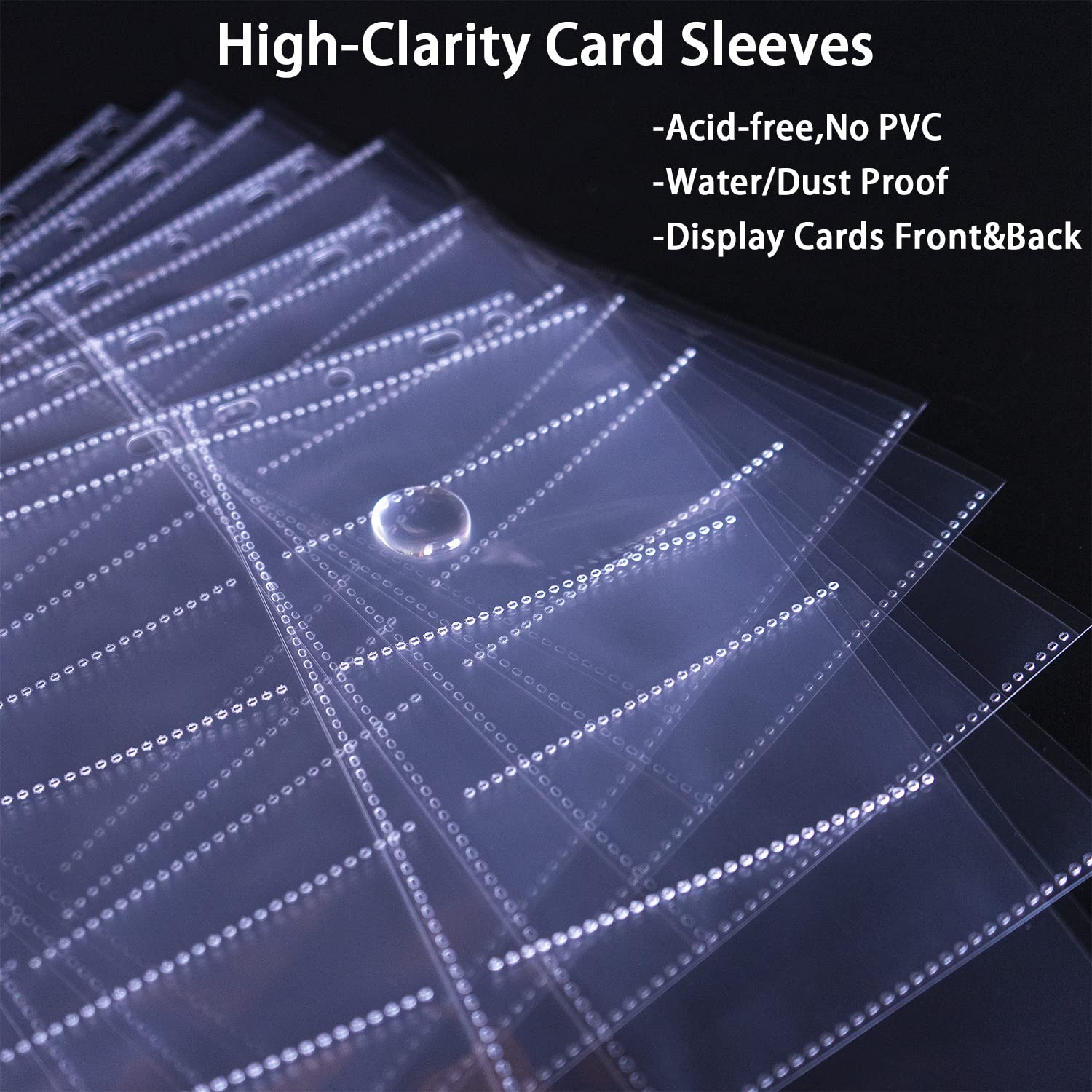 360 Pockets Trading Card Sleeves - Double-Sided 9 Pocket Page Protector, Ultra-Clear Card Sheets for 3 Ring Binder, Sleeves for Game Yugioh/MTG, Baseball, Business Cards, Coupons 🍁 All In One Marketplace Canada
