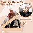 Joneytech Wooden Chess Set,11.5 inch Magnetic Chess Board Folding Design with Storage Travel Chess Game for Kids, Adults and Family Game Night 🍁 All In One Marketplace Canada