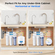 iSpring T32M Pressurized Water Storage Tank with Ball Valve for Reverse Osmosis RO Systems, 4 Gallon, 1/4