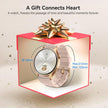 aeac Smart Watch for Women, AMOLED Ultra-Clear Screen Activity Trackers with Heart Rate/Sleep/SpO2 Monitor, Waterproof Fitness Smartwatch for iPhone/Samsung/Android（Pink Gold） 🍁 All In One Marketplace Canada