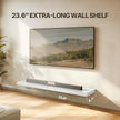 Amada 24 inch L Floating Shelves with Invisible Brackets, Set of 2, White 🍁 All In One Marketplace Canada