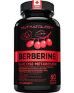 Nutratology® Berberine Supplement | Canadian-Made | Max Potency 500MG Per Capsule - Supports Glucose Metabolism & Healthy Blood Sugar Levels Through Efficient Metabolism Of Sugar & Fats - 60 Capsules 🍁 All In One Marketplace Canada