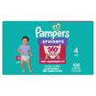 Pampers Diapers - Cruisers 360° - Size 4, up to 100% Leakproof Fit, Designed for Active Babies, Pull On Diaper, EZ Off Tabs Designed for Easy Changes, 1 Pack (Count of 108) 🍁 All In One Marketplace Canada