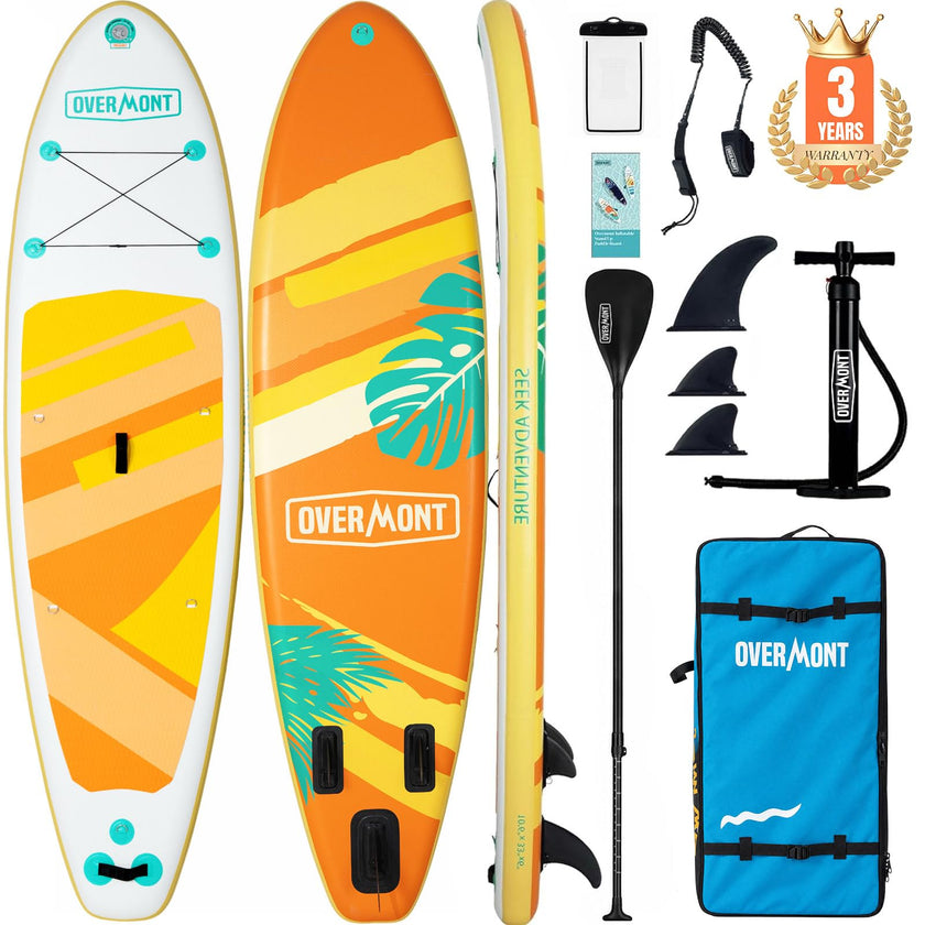 Overmont Inflatable Paddle Board 10'7