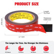 Double Sided Tape Heavy Duty, Adhesive Mounting Tape Waterproof, 16.4 FT x 0.94 in, Strong Foam Tape for Walls, Automotive, Home Office Decor 🍁 All In One Marketplace Canada