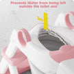 Rabb 1st Potty Training Seat, Upgrade Toddler Toilet Seat for Kids Boys Girls, 2 in 1 Potty Training Toilet for Kids, Splash Guard Anti-Slip Pad Step Stool (Pink) 🍁 All In One Marketplace Canada