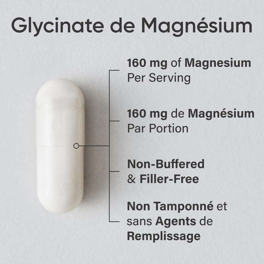 Sports Research® Magnesium Glycinate 160mg - Chelated Magnesium to Support Restful Sleep & Enzymatic Processes - Liquid Softgels - 60 Count - Non-GMO, Gluten-Free Supplement for Daily Use 🍁 All In One Marketplace Canada