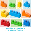 MEGA BLOKS First Builders Toddler Blocks Toys Set, Deluxe Building Bag with 150 Pieces and Storage, Blue, Ages 1+ Years 🍁 All In One Marketplace Canada