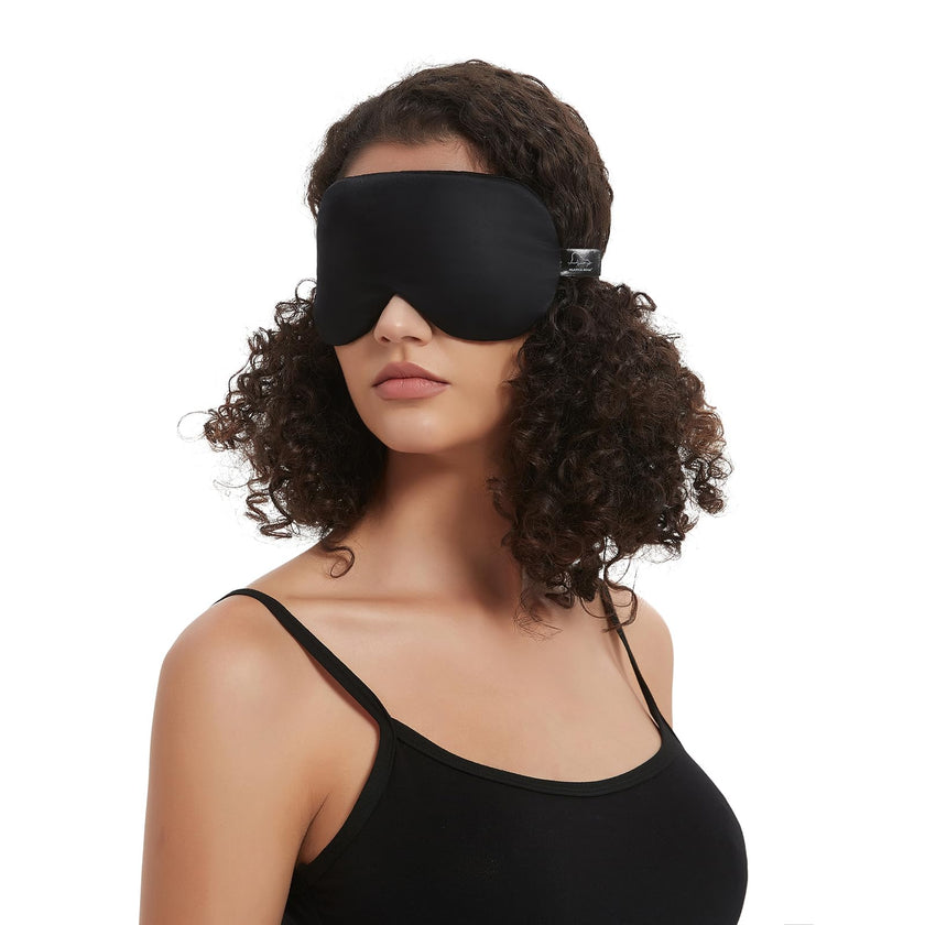 Alaska Bear Natural Silk Sleep Mask, Blindfold, Super Smooth Eye Mask (One Strap) 🍁 All In One Marketplace Canada