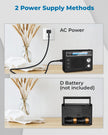 PRUNUS Portable Radio AM FM, Transistor Radio Battery Operated and Plug in Wall,Loud Speaker Support AUX in and Micphone in, Small Radios Portable AM FM J-136 🍁 All In One Marketplace Canada