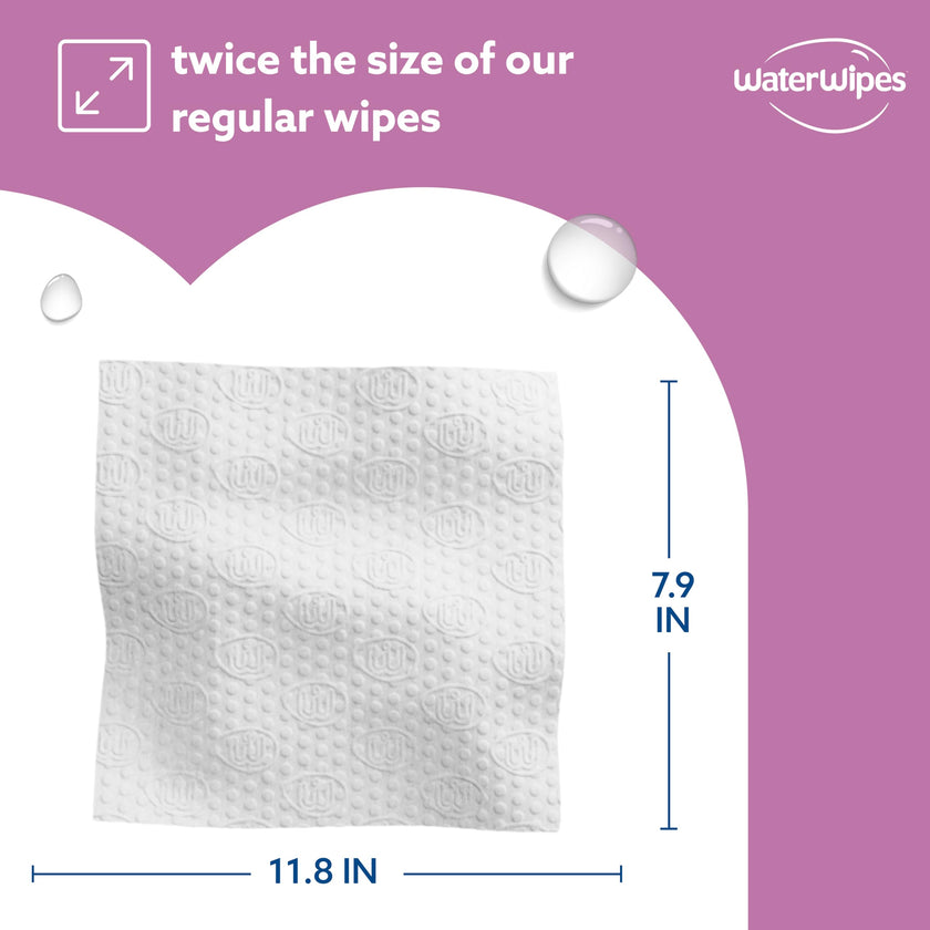 WaterWipes Sensitive+ Body & Intimate Wipes, 3-In-1 Cleans, Cares, Protects, 99.9% Water, Unscented & Hypoallergenic Hygiene Wet Wipes, Adult Care, 90 Wipes (3 Packs) 🍁 All In One Marketplace Canada