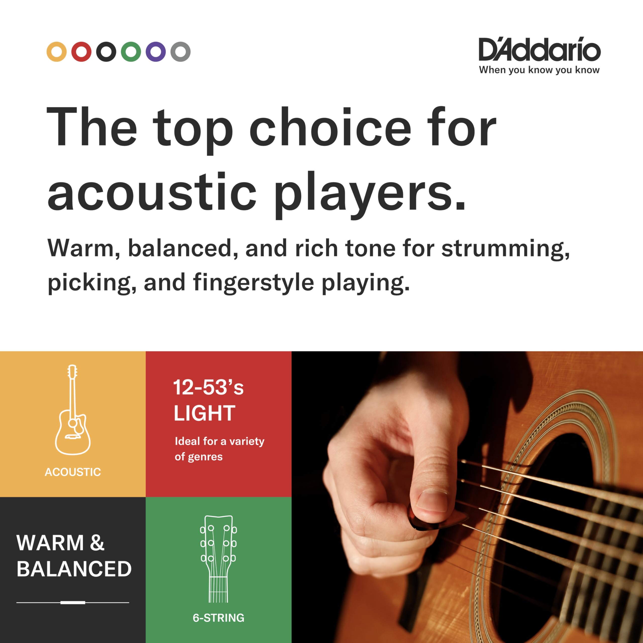 D'Addario EJ17 Phosphor Bronze Acoustic Guitars Strings 3 Pack - Medium 13-56 🍁 All In One Marketplace Canada