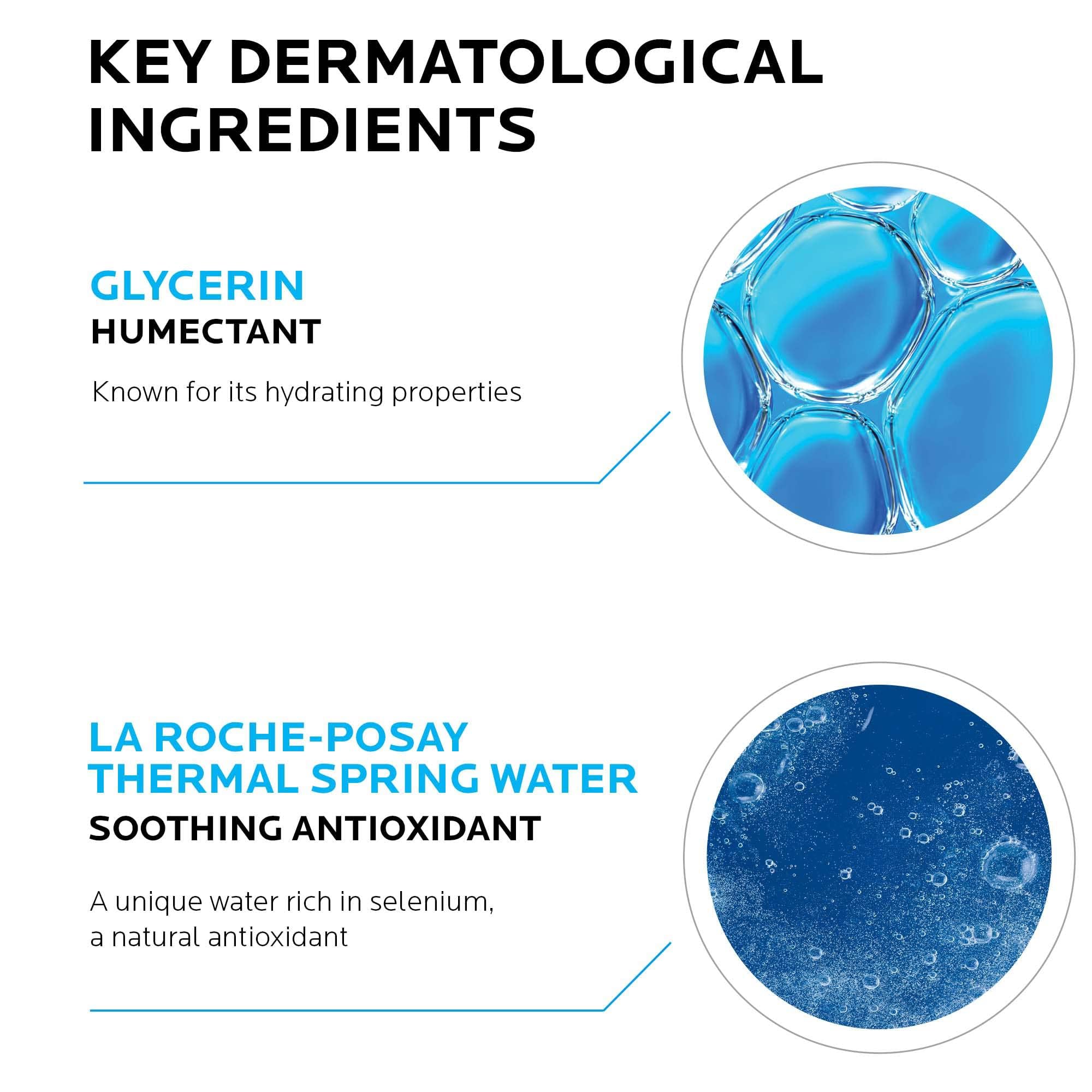 La Roche Posay Face Wash for Sensitive Skin, Toleriane Dermo-Cleanser with Glycerin to Calm Skin, Gently Cleanses & Removes Makeup, Fragrance-Free & Dermatologist Recommended, 200mL 🍁 All In One Marketplace Canada