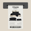 Utopia Bedding Queen Bed Sheet Set - 4 Piece Bedding - Soft Brushed Microfiber Fabric - Shrinkage & Fade Resistant - Easy Care (Black) 🍁 All In One Marketplace Canada