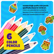Dan&Darci Shrink Art Craft Kit for Girls and Boys Ages 6-12 - Shrink Magic Charm Making Kit with 30 Pre-Cut Shrink Plastic Templates - Kids Craft Birthday Gift for 7 8 9 10 Year Olds 🍁 All In One Marketplace Canada