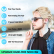 Portable Neck Fan, Personal Bladeless Neck Fans for Men, Upgraded Increase Air Volume & 4000mAh Battery, Ultra Quiet, 4-16 Hours Use Time Wearable Fan USB Rechargeable for Home Travel-Black 🍁 All In One Marketplace Canada