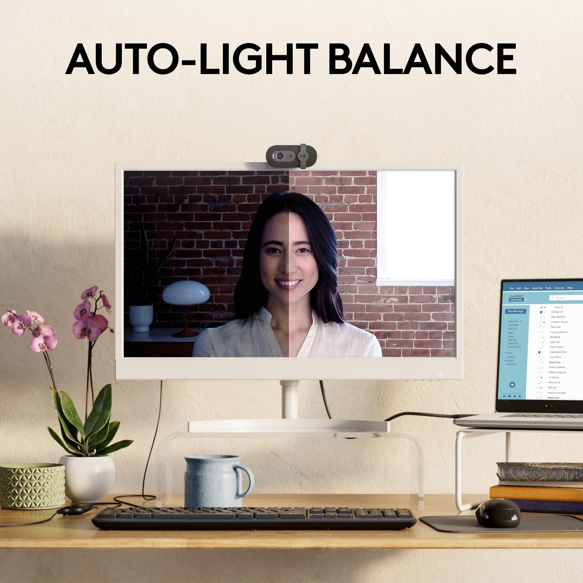 Logitech Brio 101 Full HD 1080p Webcam for Meetings, Streaming, Desktop, Laptop, PC - Built-in Mic, Shutter, Works with Zoom, Microsoft Teams, Nintendo Switch 2’s New GameChat Mode, USB-A,-Black 🍁 All In One Marketplace Canada