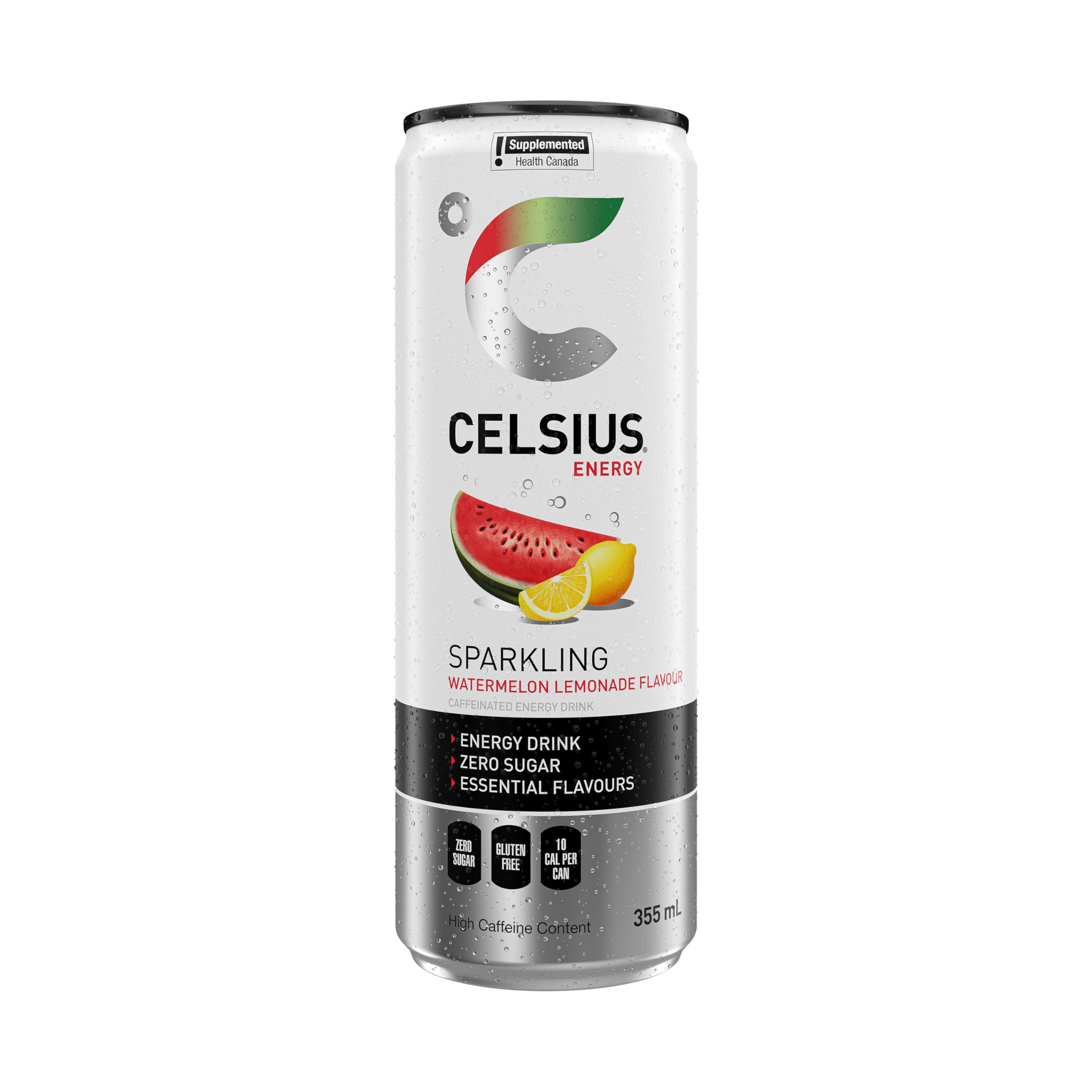 CELSIUS Sparkling Watermelon Lemonade, Zero Sugar Energy Drink, 355ml (Pack of 12) 🍁 All In One Marketplace Canada