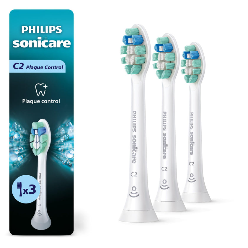 Philips Sonicare Optimal Plaque Control Electric Toothbrush Heads, Motorized Sonicare Toothbrush Heads, BrushSync Technology, Brush Head Pack (3 Heads), White, HX9023/65 🍁 All In One Marketplace Canada