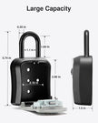 Puroma Key Lock Box, Portable Combination Lockbox Wall-Mounted Key Storage Box for House Keys, Resettable Code Safe Security Lock Box for Home, Office, Apartment Spare Key Storage (1 Pack, Gray) 🍁 All In One Marketplace Canada